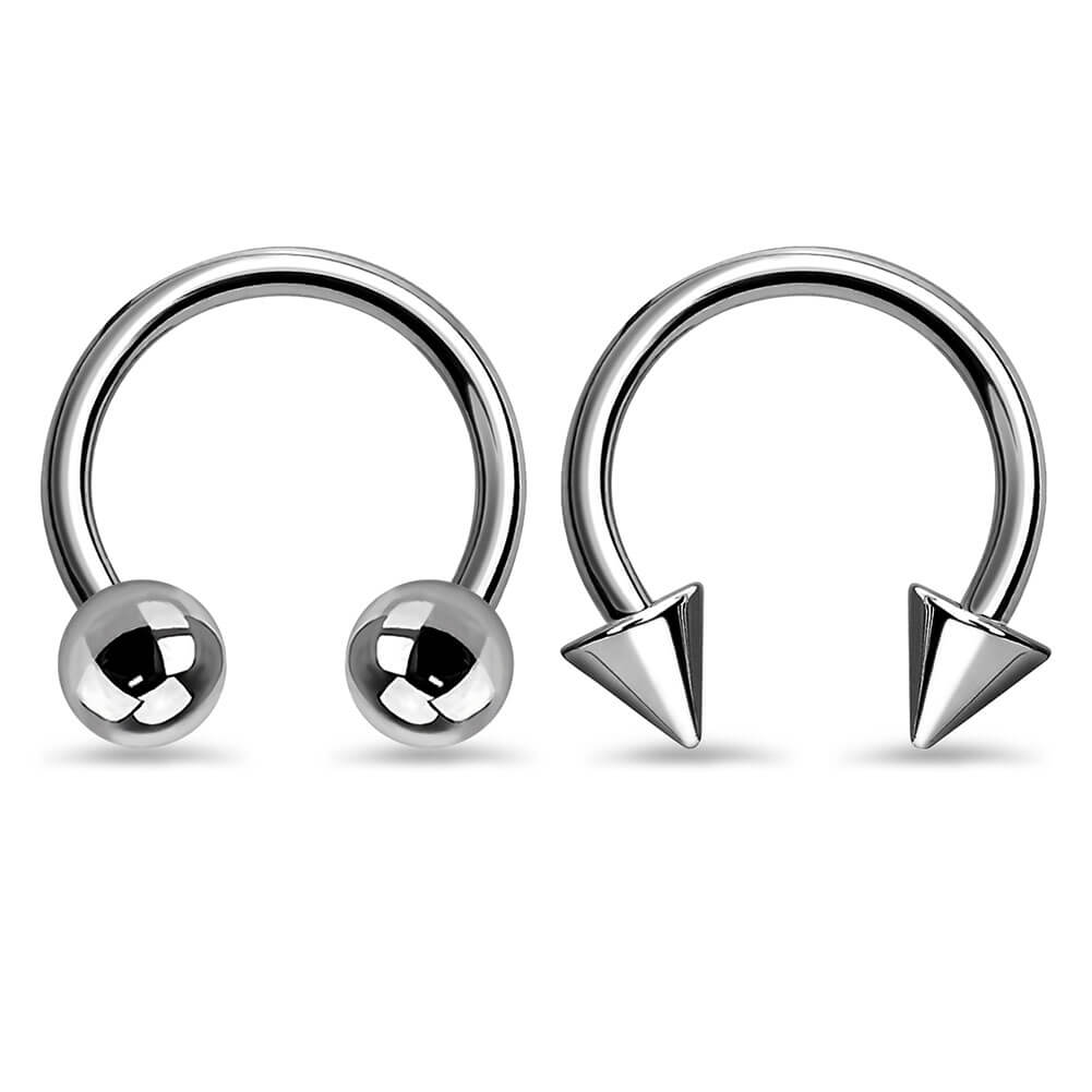 Anneau Segmenté Acier Chirurgical 316L – Design Ethnique Pour Helix, Septum, Nez – Plusieurs Couleurs