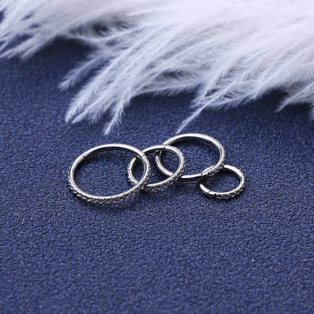 titanium helix earrings - OUFER BODY JEWELRY