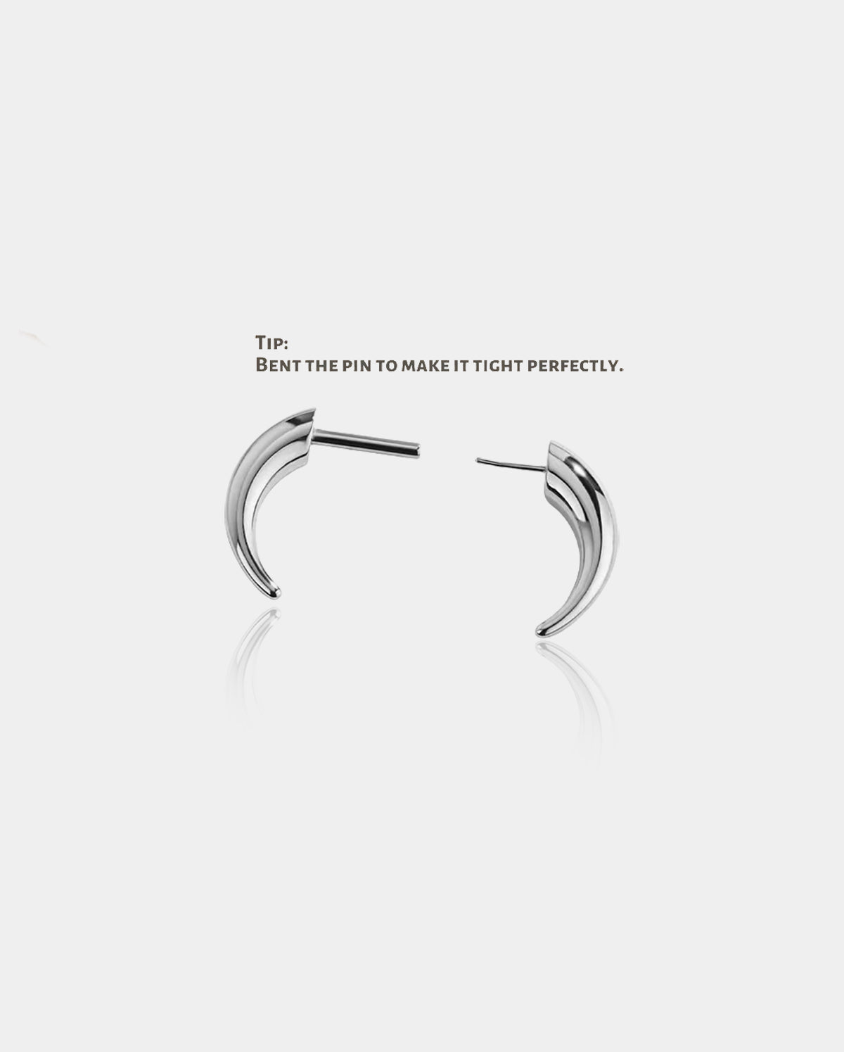 Presale for 30 days: Tribal Fake Gauge Horn Threadless Septum Ring