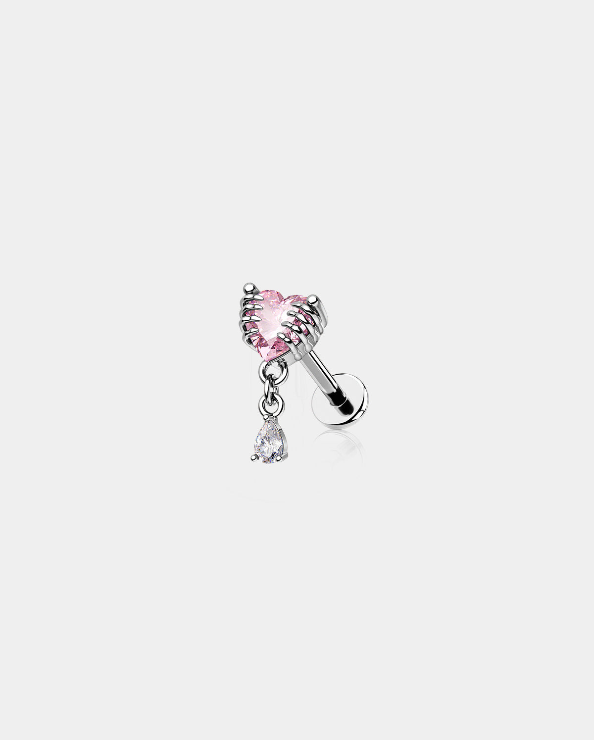 heart cartilage earring