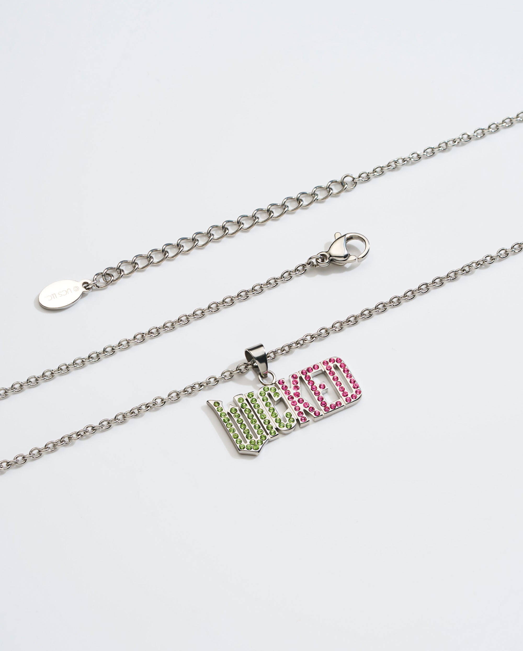 WICKED X OUFER "WICKED" Letter CZ Necklace