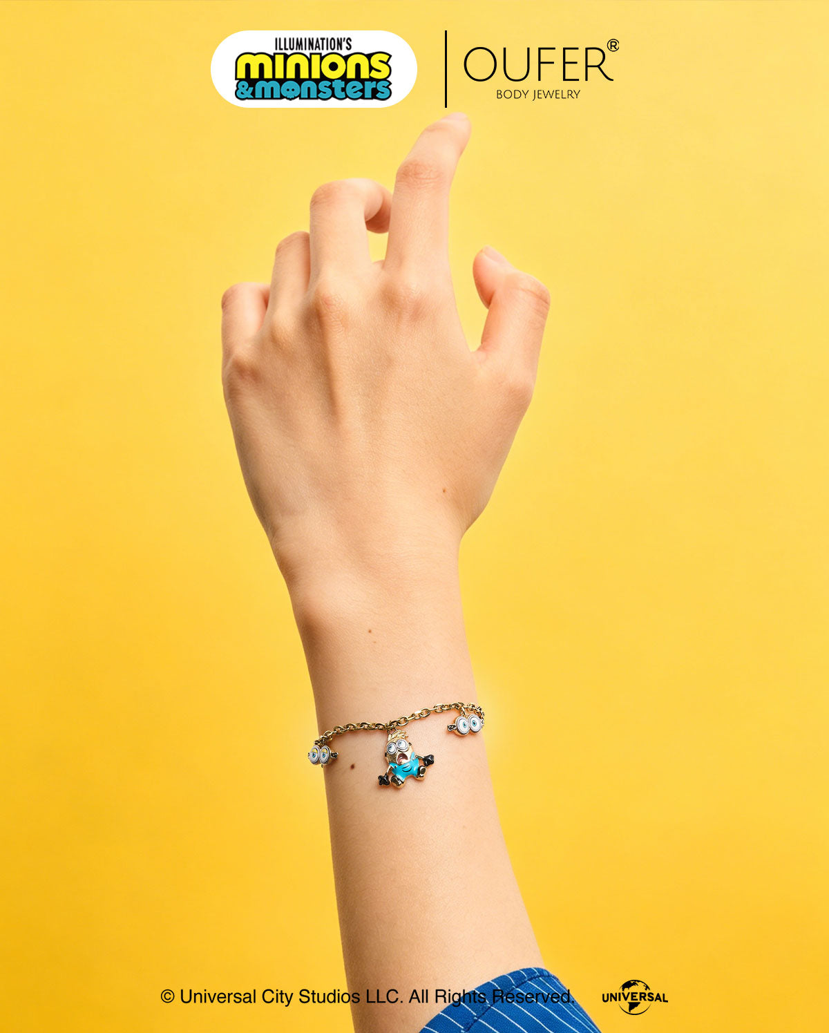 MINIONS × OUFER Henry Playful Charm Bracelet