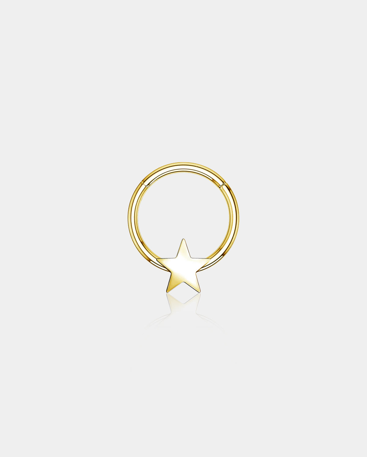 16G Star Hinged Septum Ring