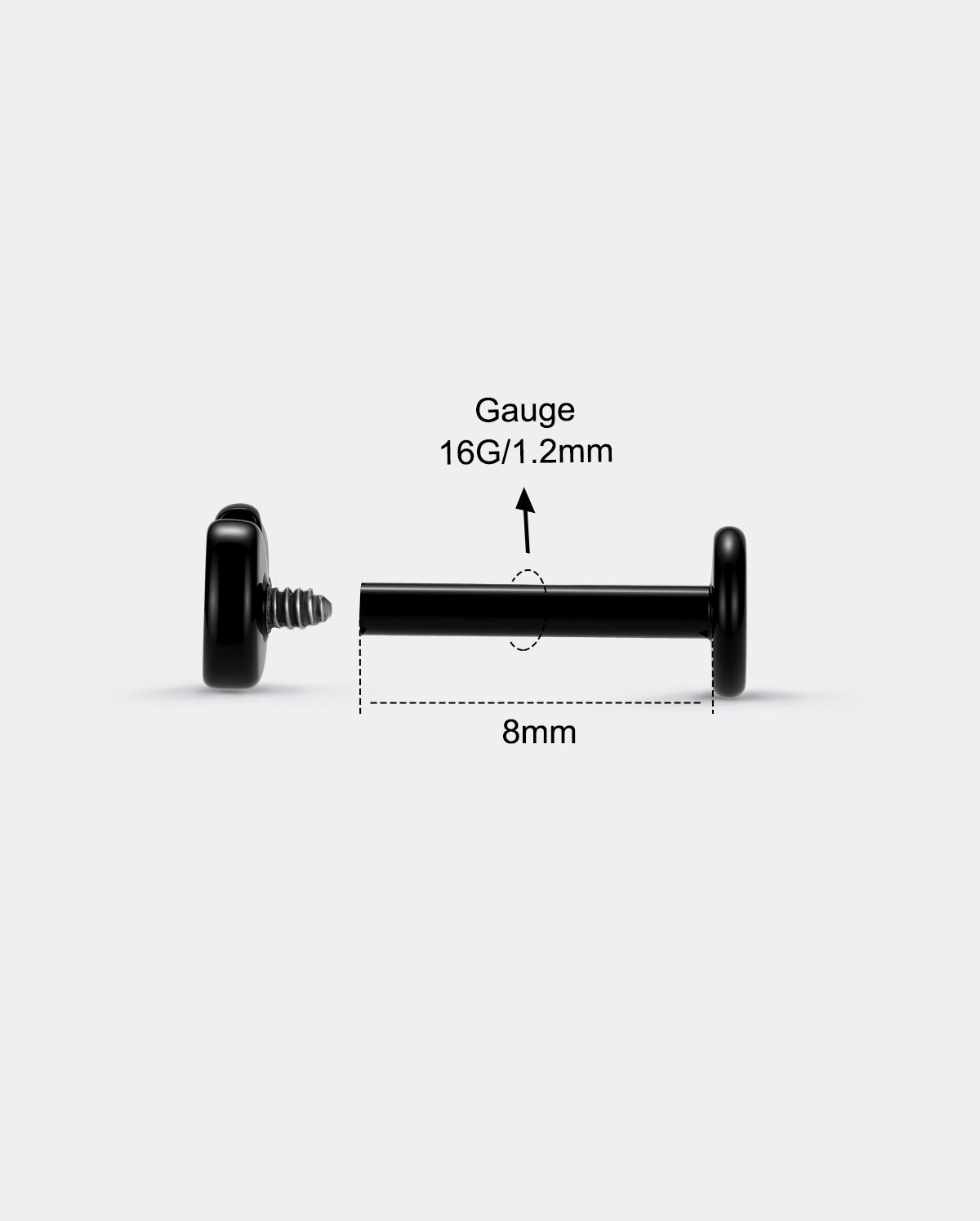 16g halloween cartilage stud