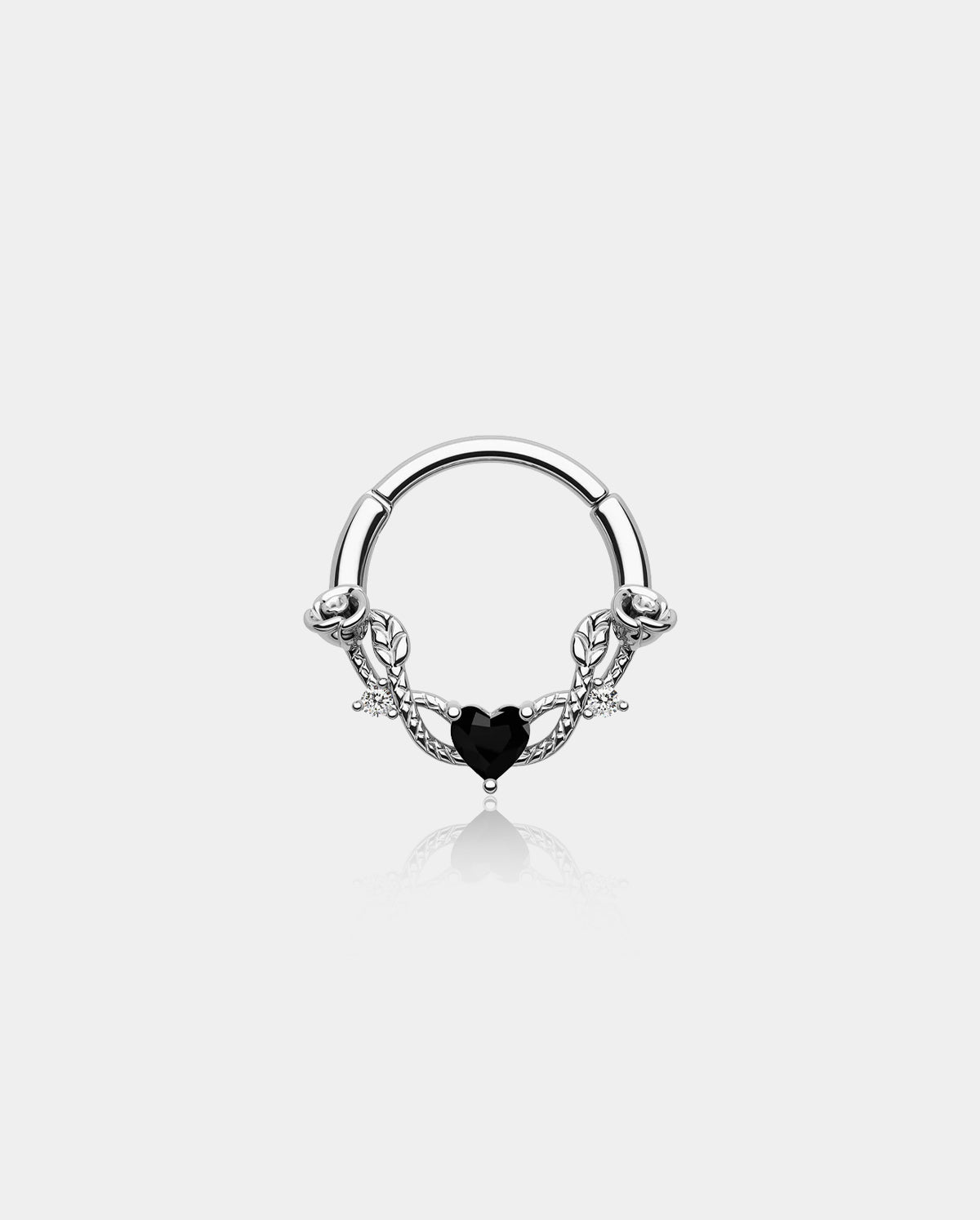 Rose Love 16G Hinged Segment Septum Ring