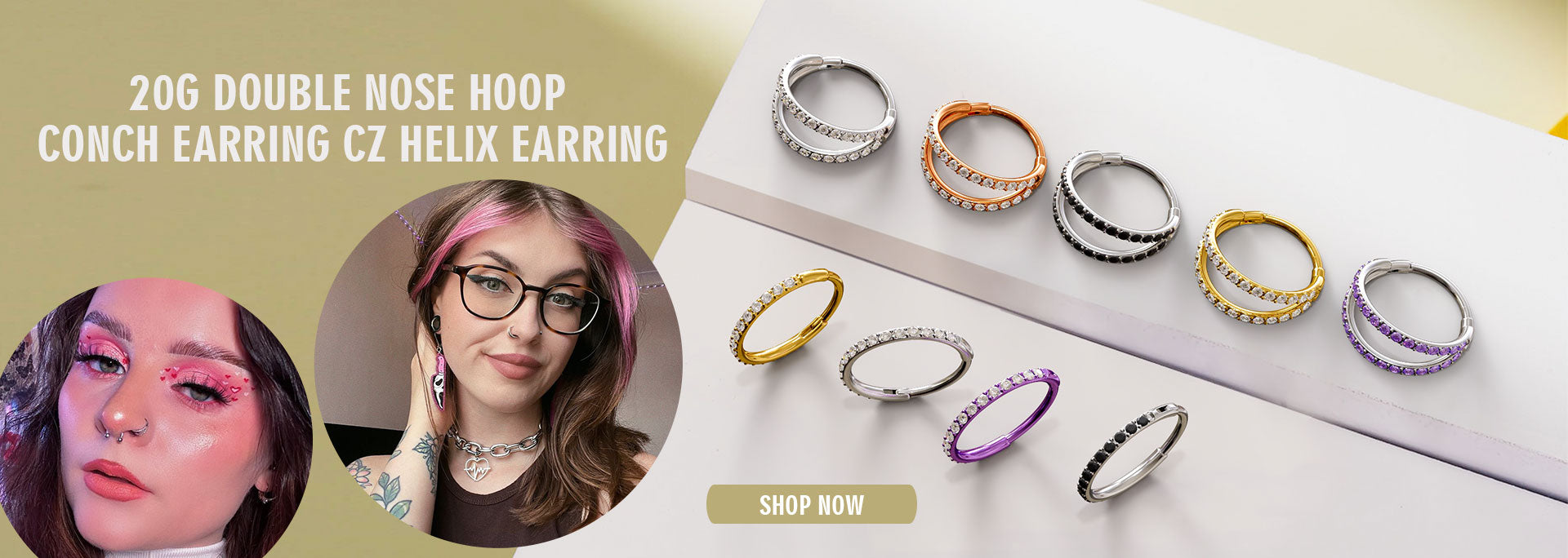 Buy Kredy Nipplerings Piercing Women, 2pcs Stainless Steel Vampire Teeth Nipple  Rings Body Piercing Jewelry Online at desertcartINDIA