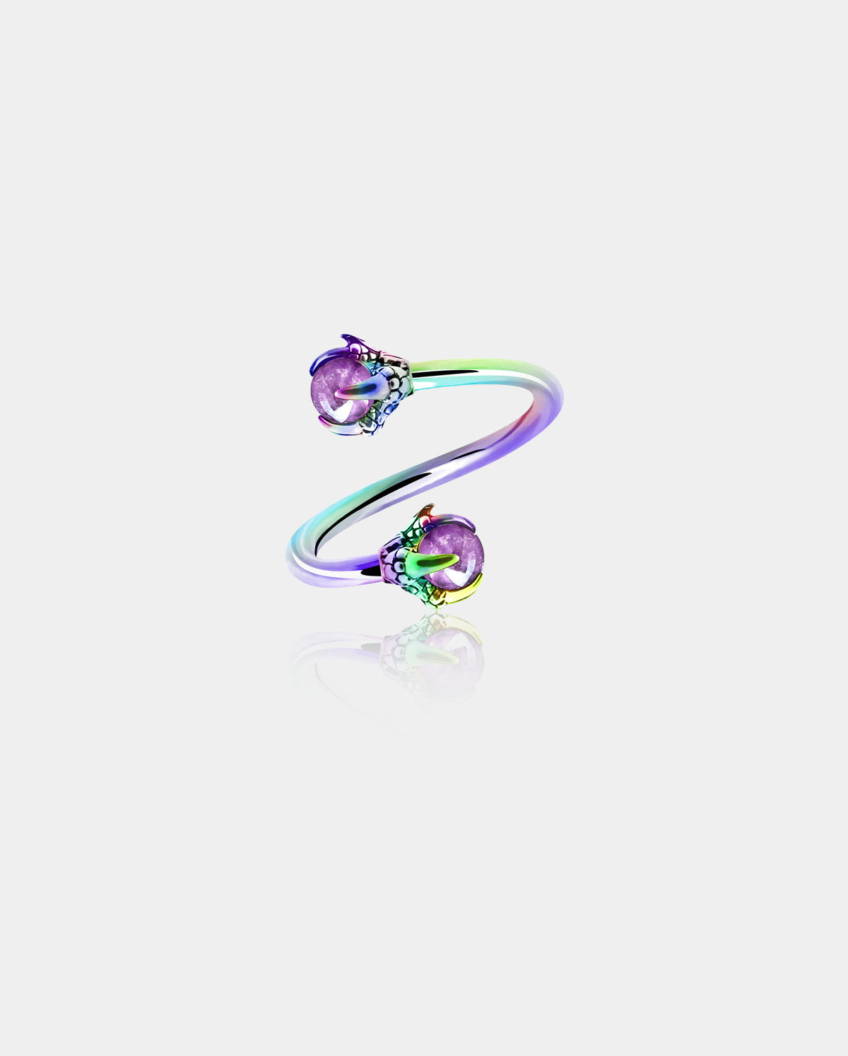 dragon cartilage earring - OUFER BODY JEWELRY