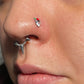 20G Merry Christmas Santa/Tree/Candy Cane Nose Studs Pack