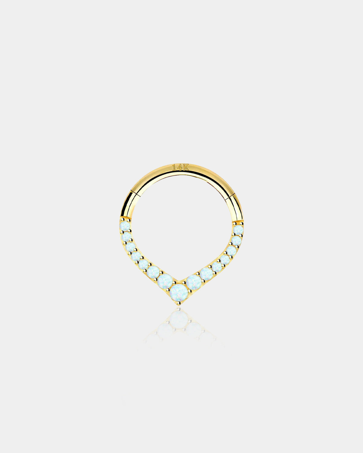 14k gold septum clicker
