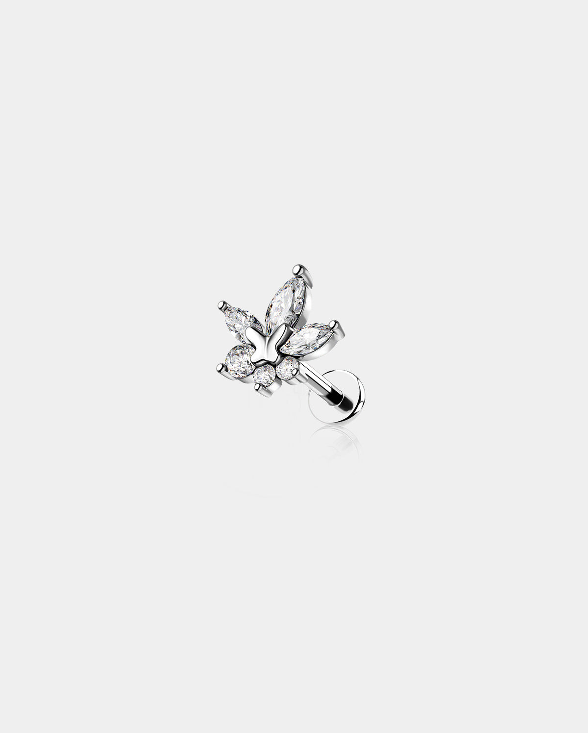 butterfly cartilage earring