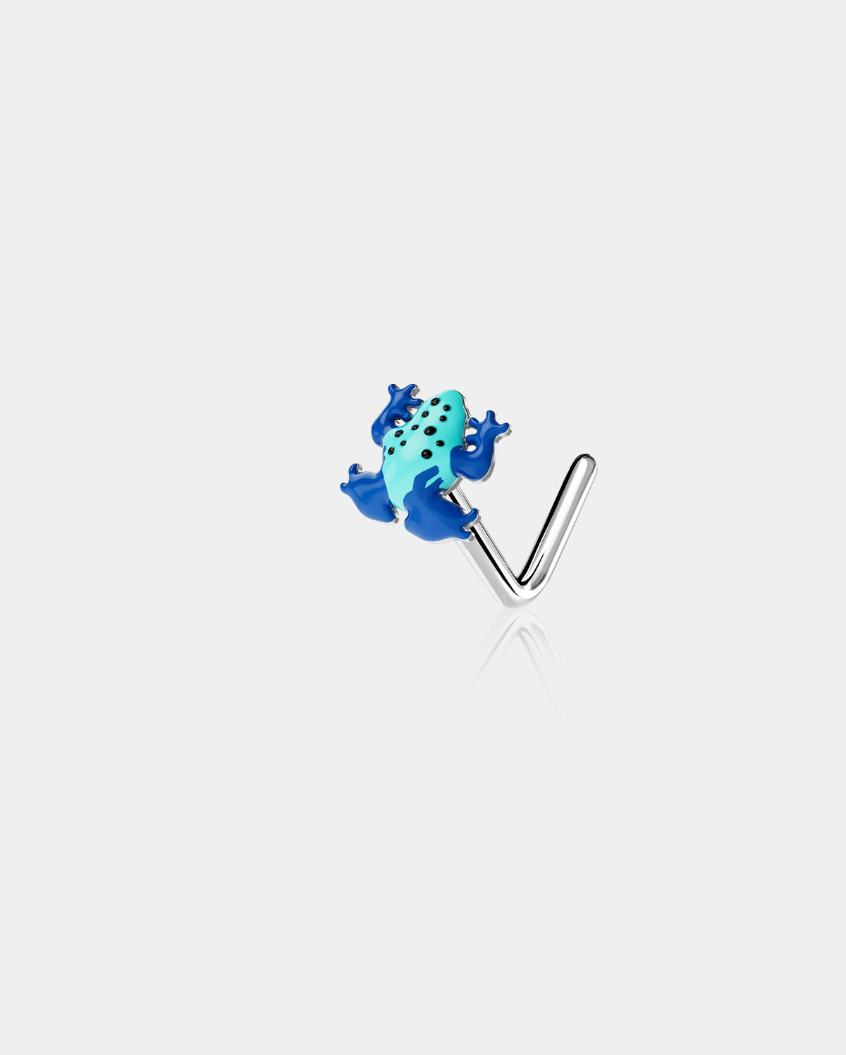 blue frog nose ring