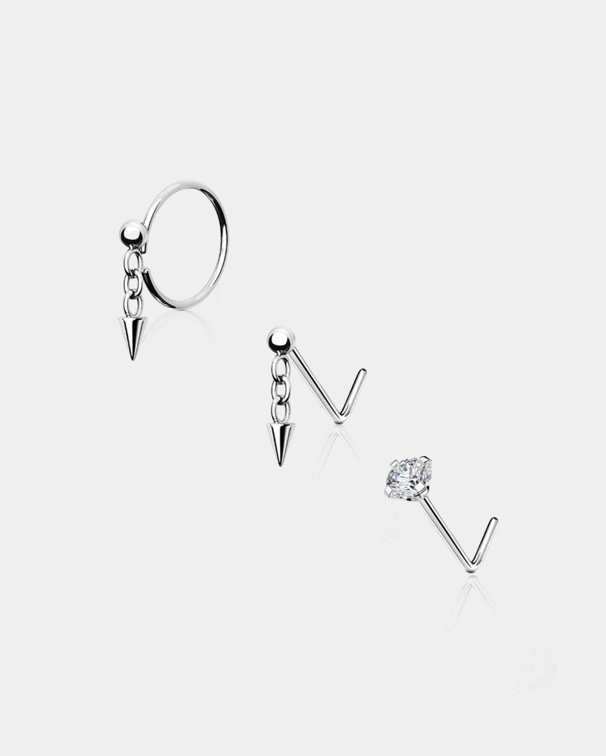 spike nose stud