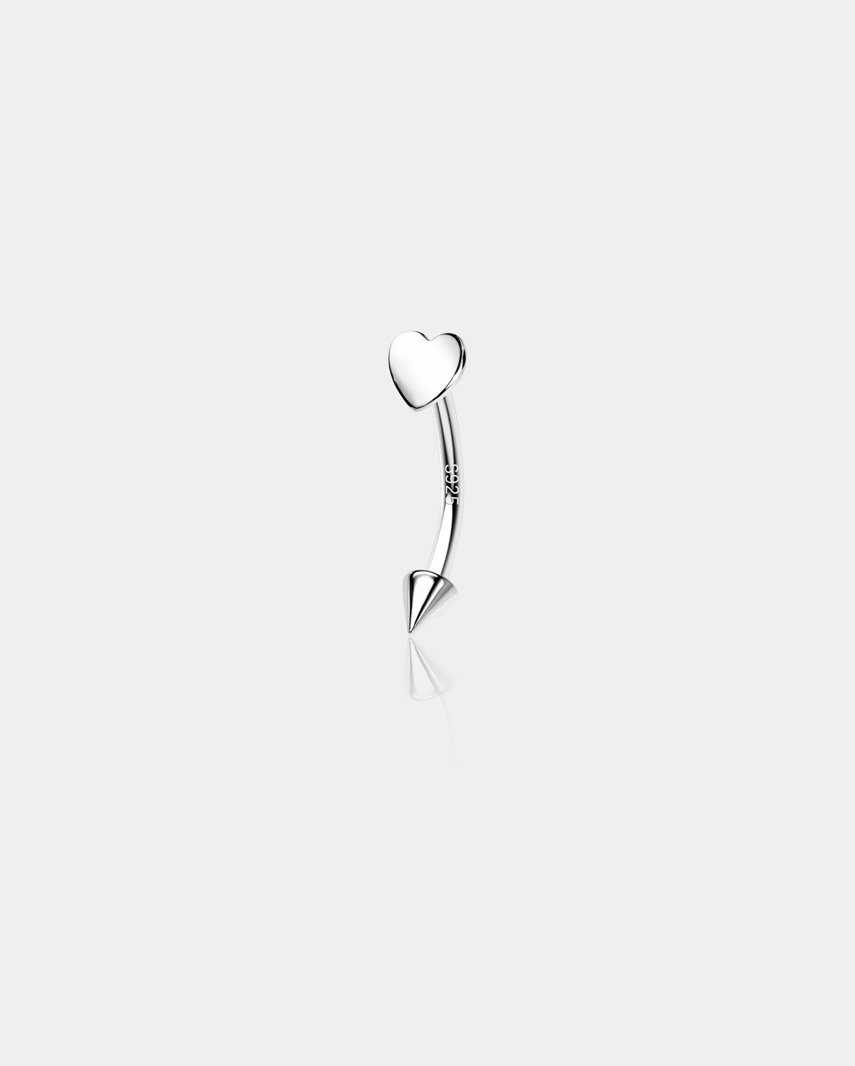 sterling silver eyebrow ring