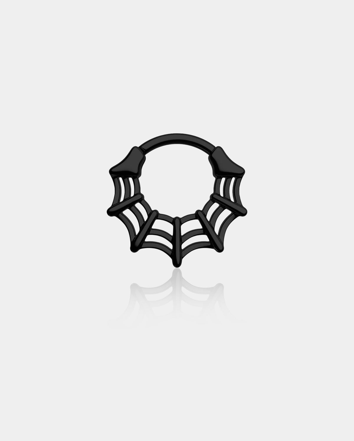 16G Spider Web Segment Septum Helix Ring