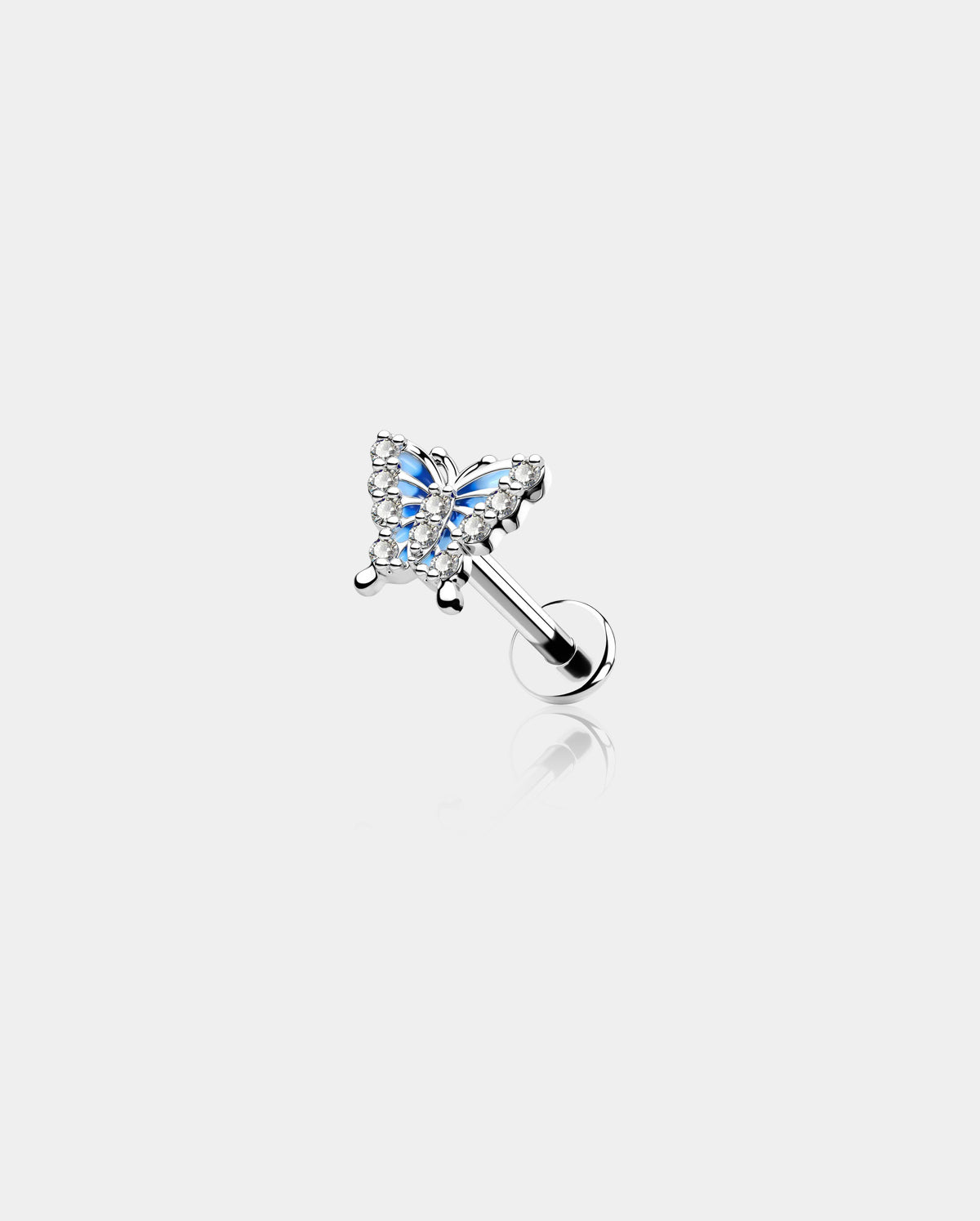 internally threaded labret stud jewelry