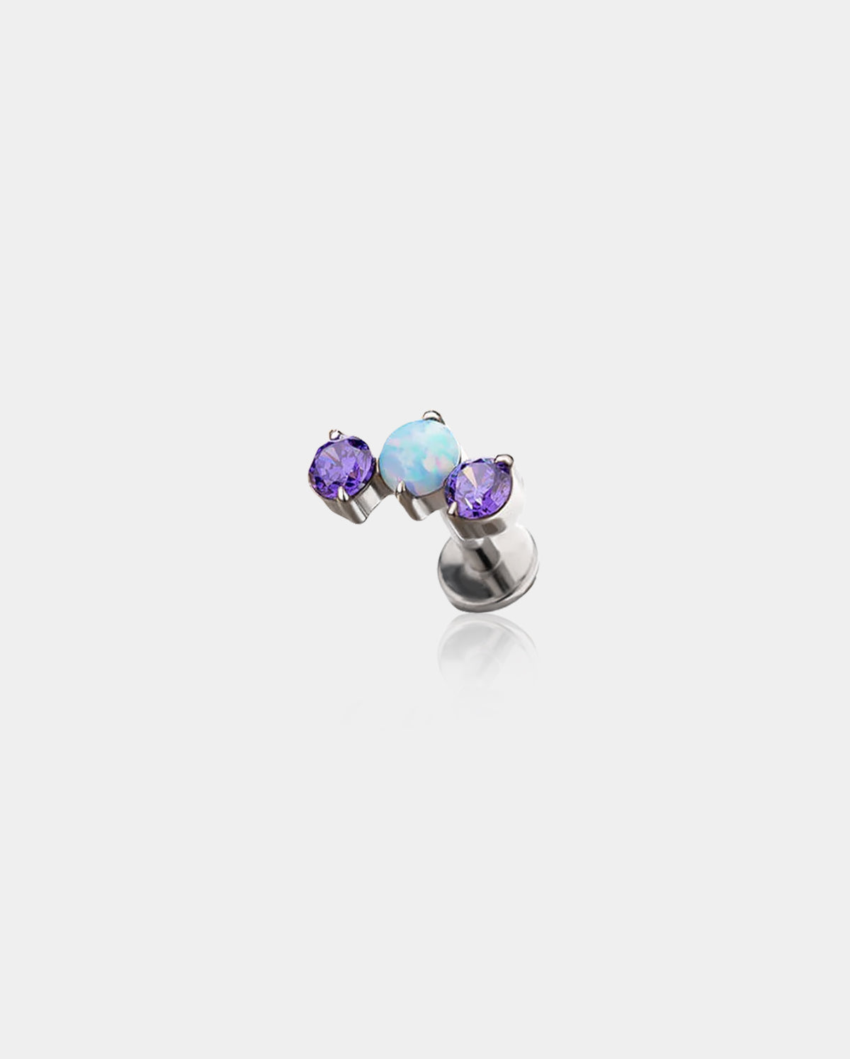 opal helix earring