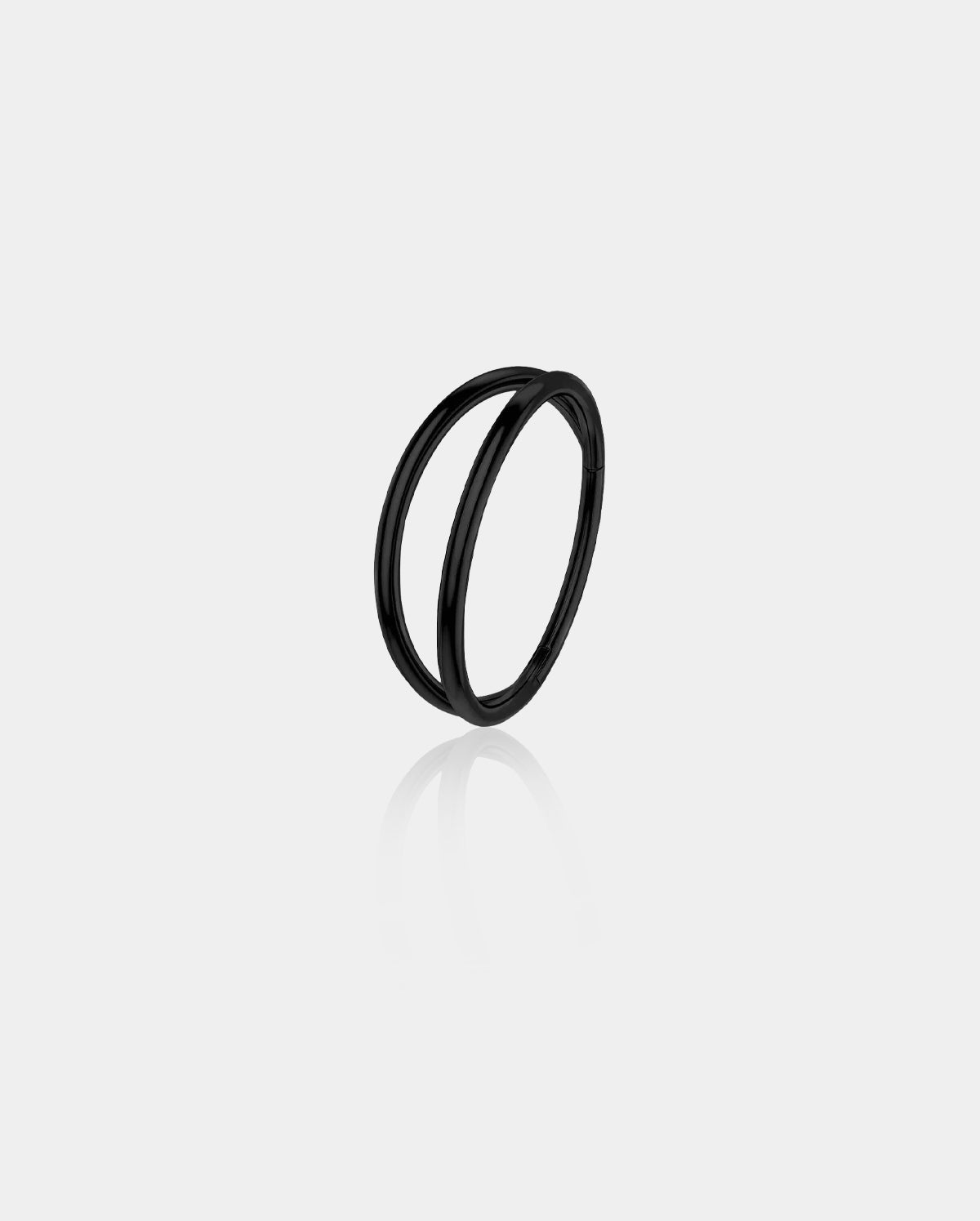 20G Double Hoop Hinged Segment Nose Hoop