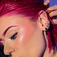 16G ataúd negro labio anillo 8mm labio Stud