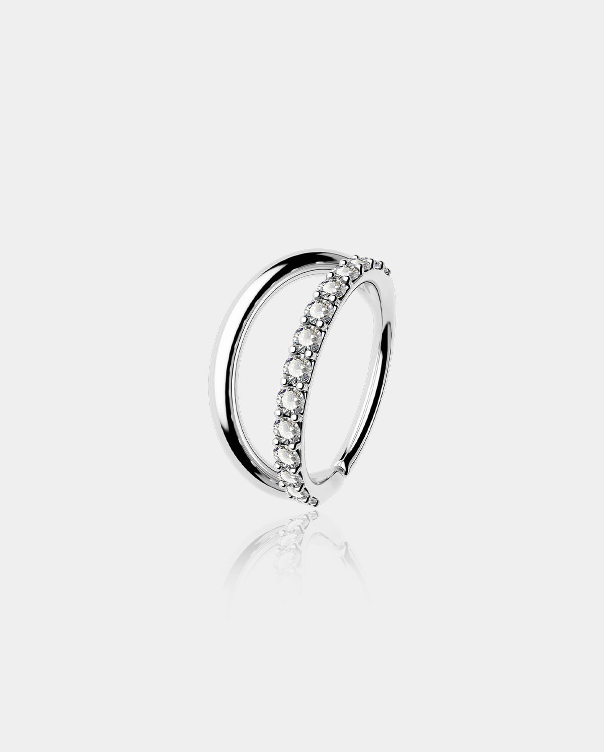 cz seamless nose ring