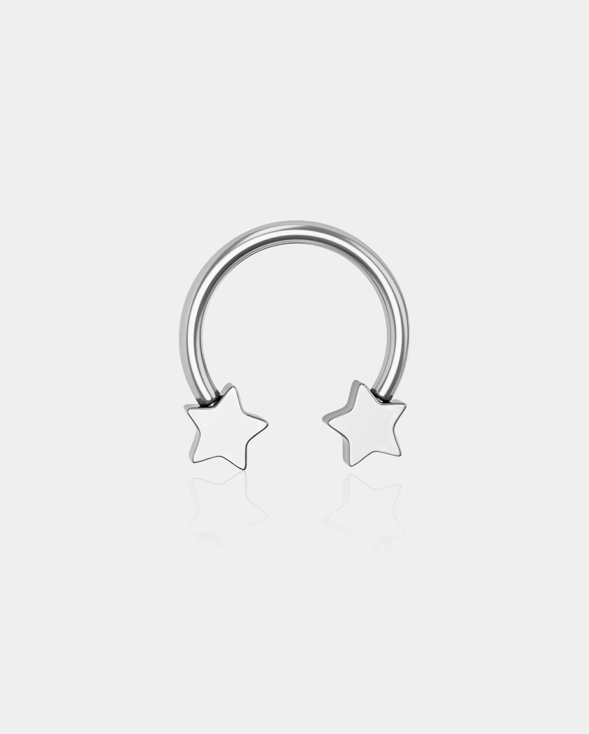 16G/14G Star Shaped Horseshoe Ring