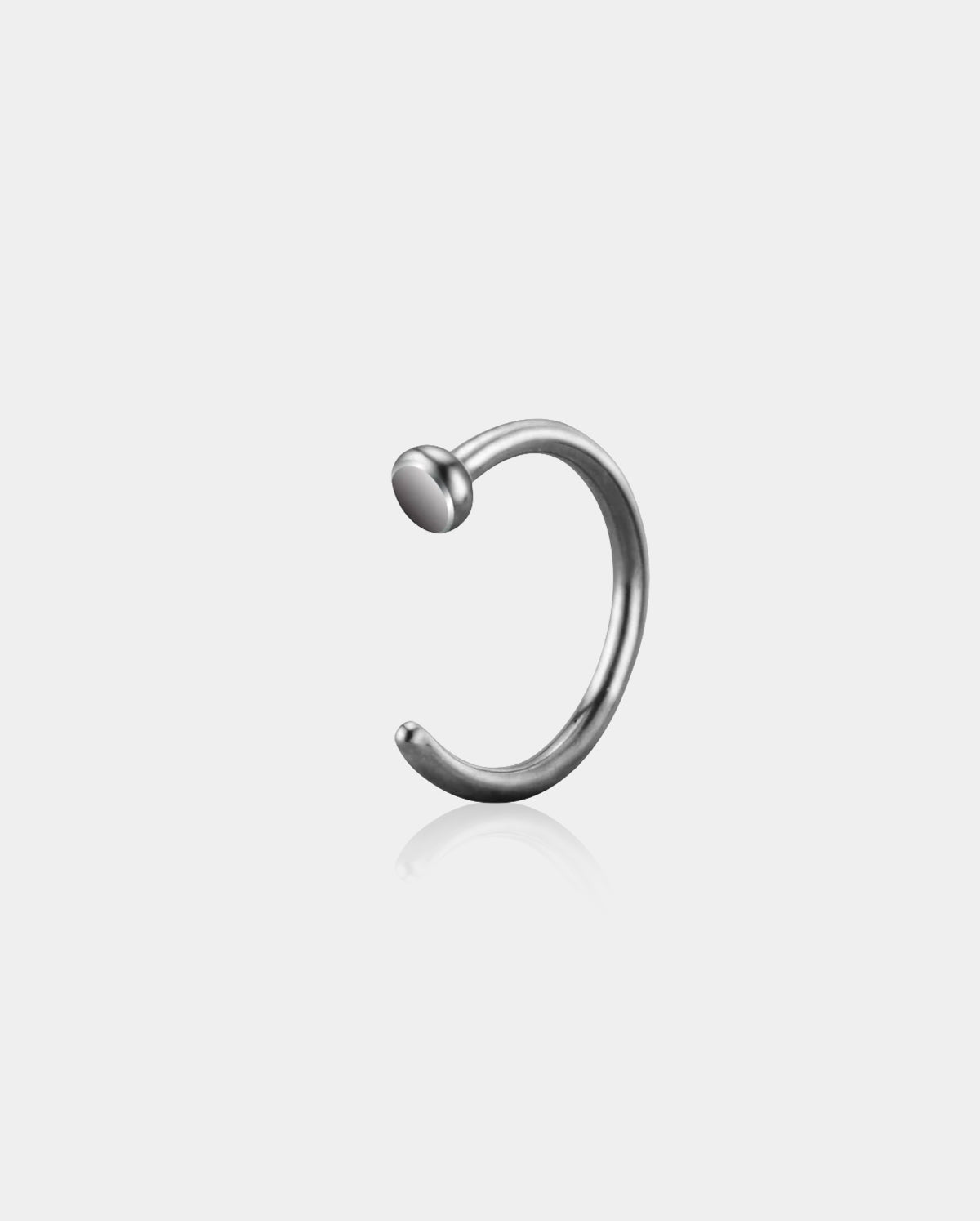 C Shaped Titanium Nose Hoop