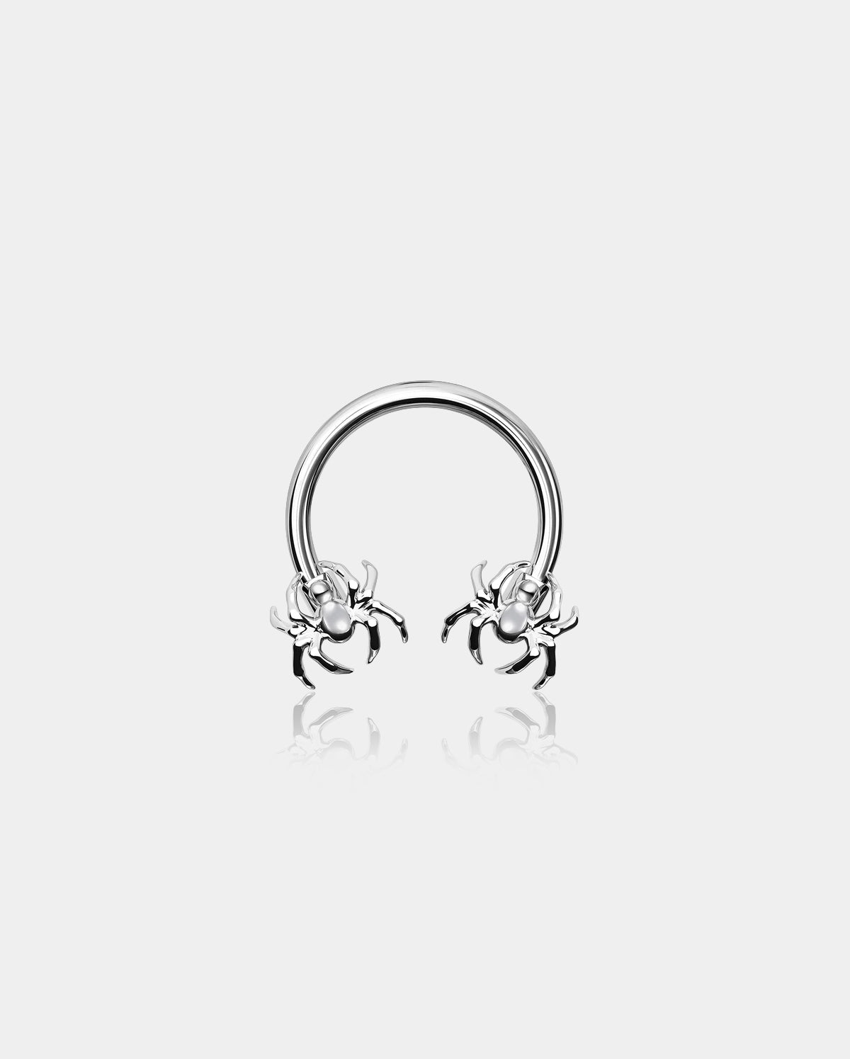 halloween spider septum ring