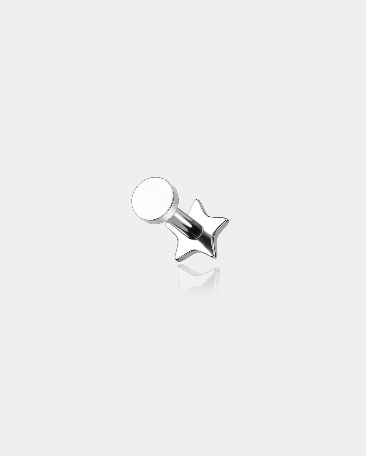 star  flat back tragus earrings