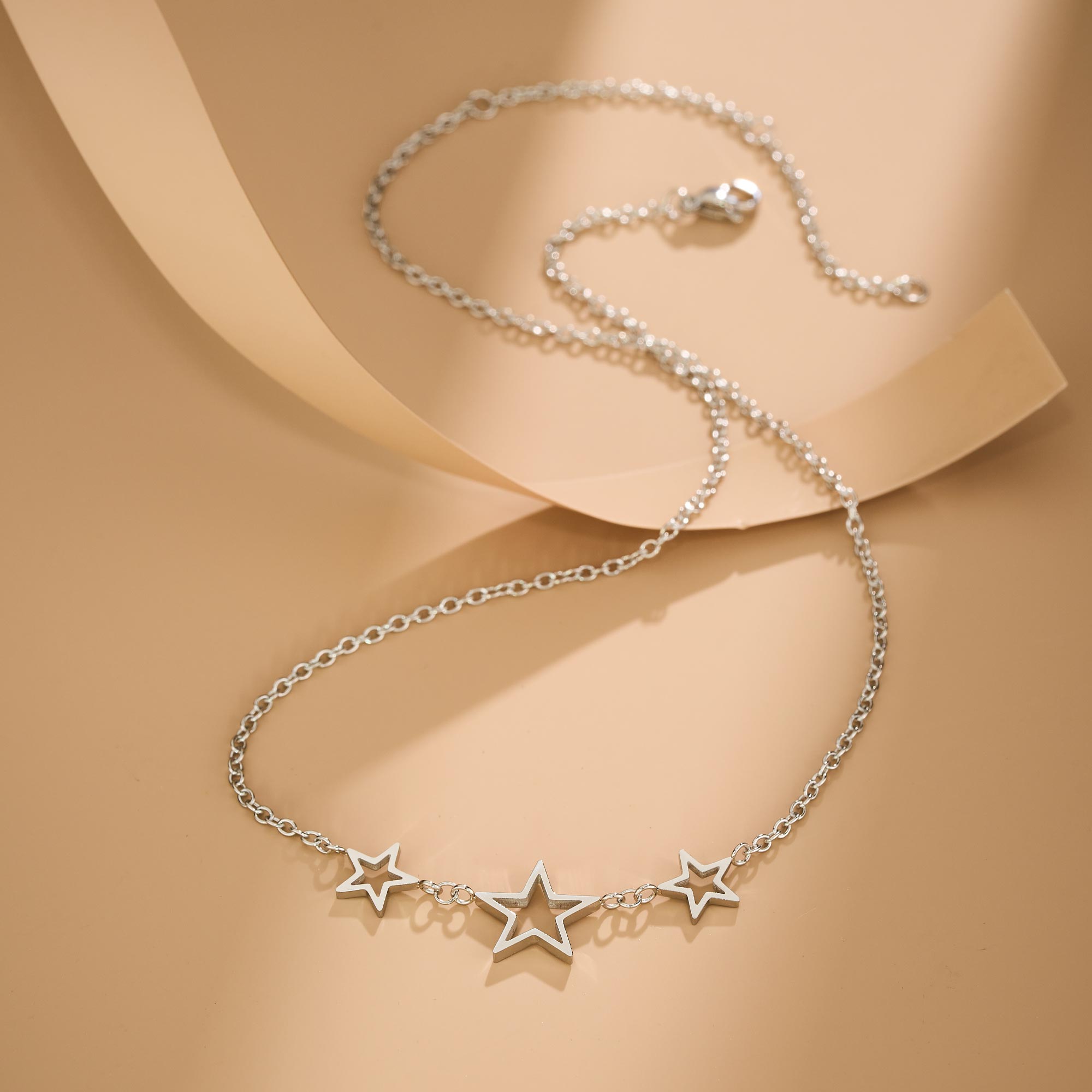 stainless steel star necklace
