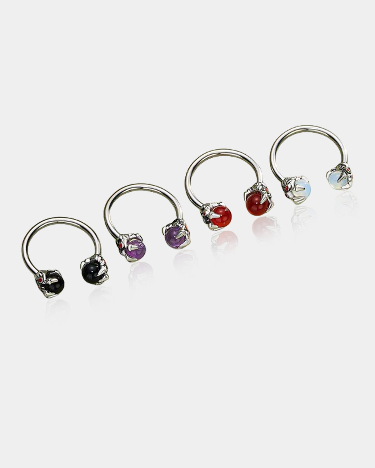 Stone Dragon Claw Septum Daith Ring