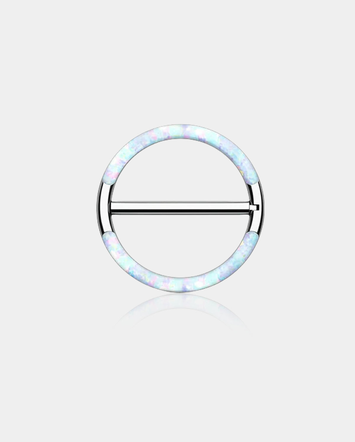 Jeu de segments de mamelon rond en titane 14G 9/16
