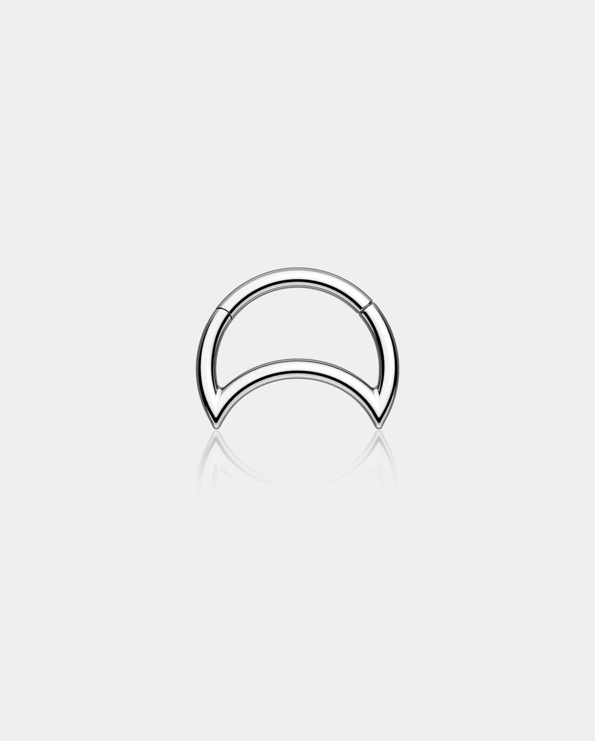 oufer crescent moon septum ring