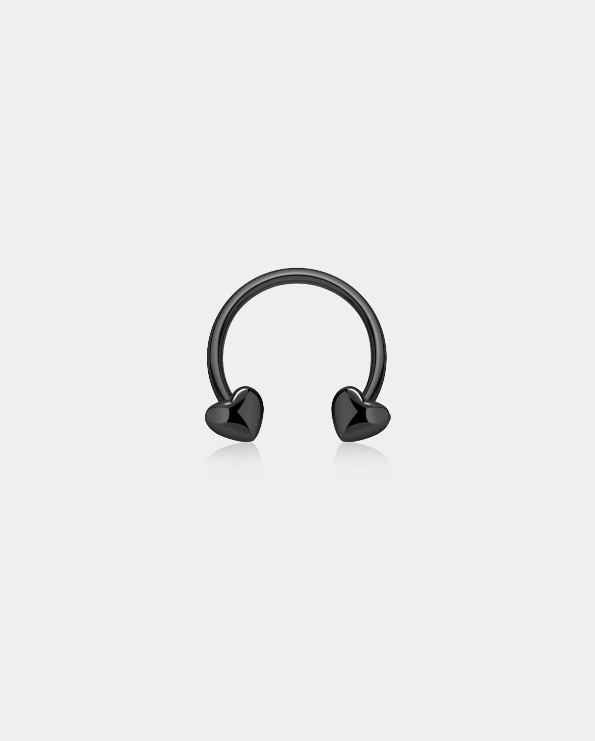 Heart Horseshoe Septum Ring