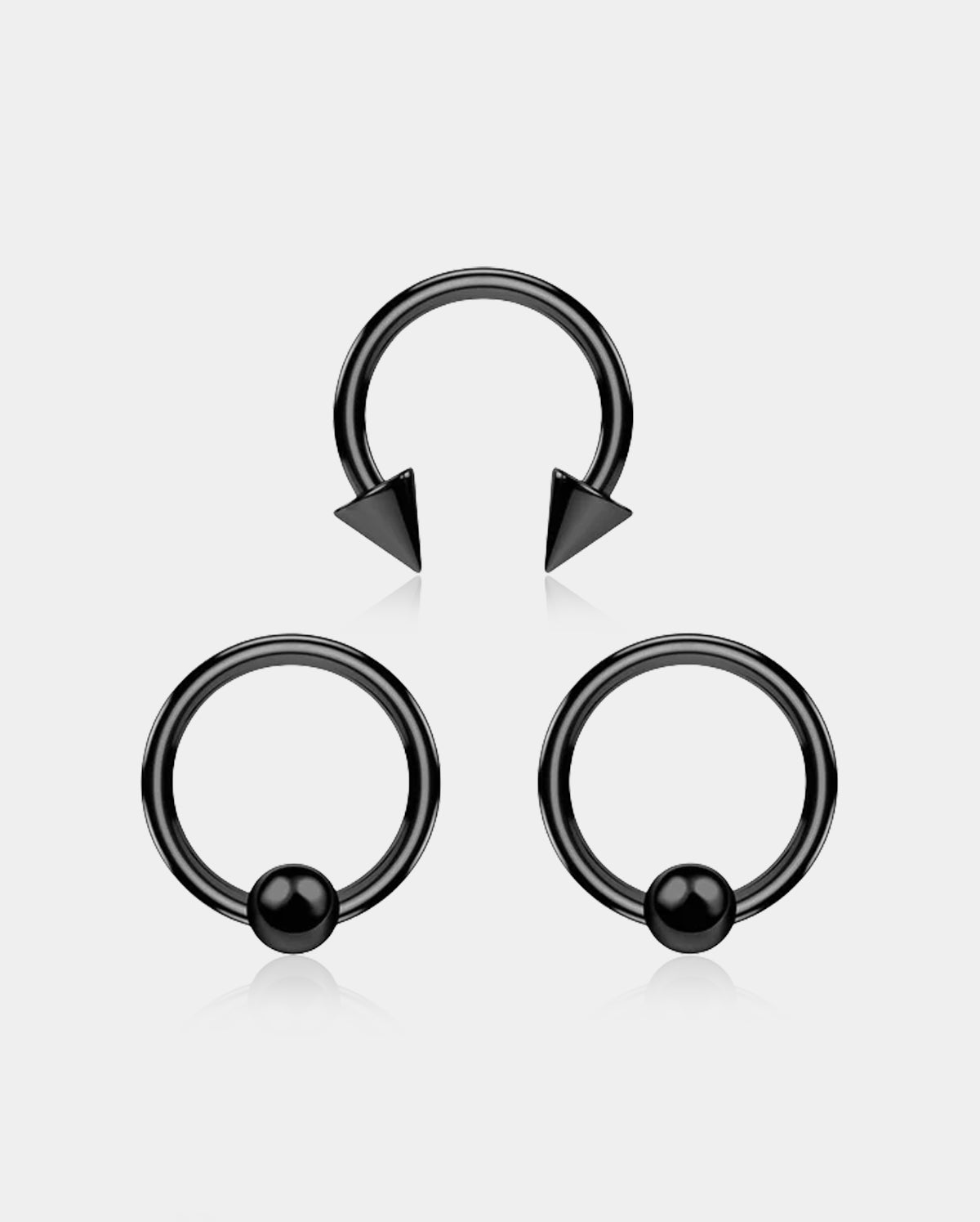 3Pcs Septum Ring Pack