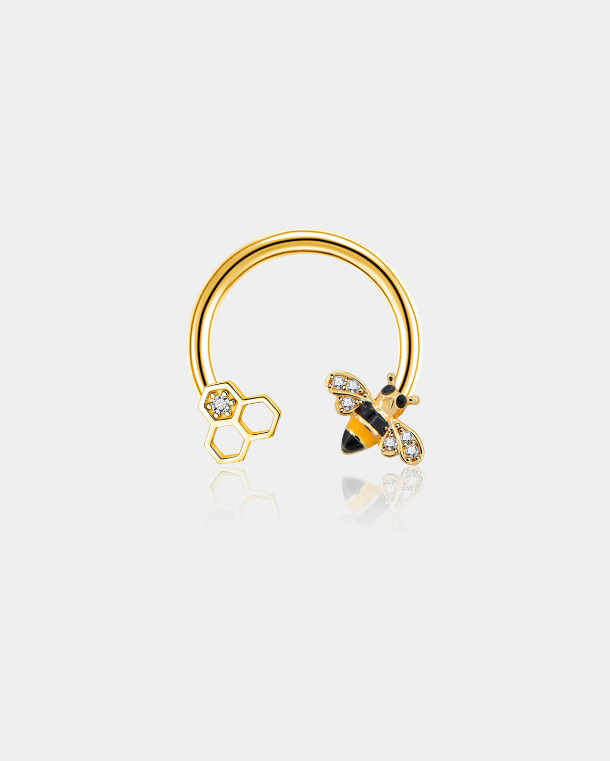 OUFER BODY JEWELRY Honeybee Septum Ring