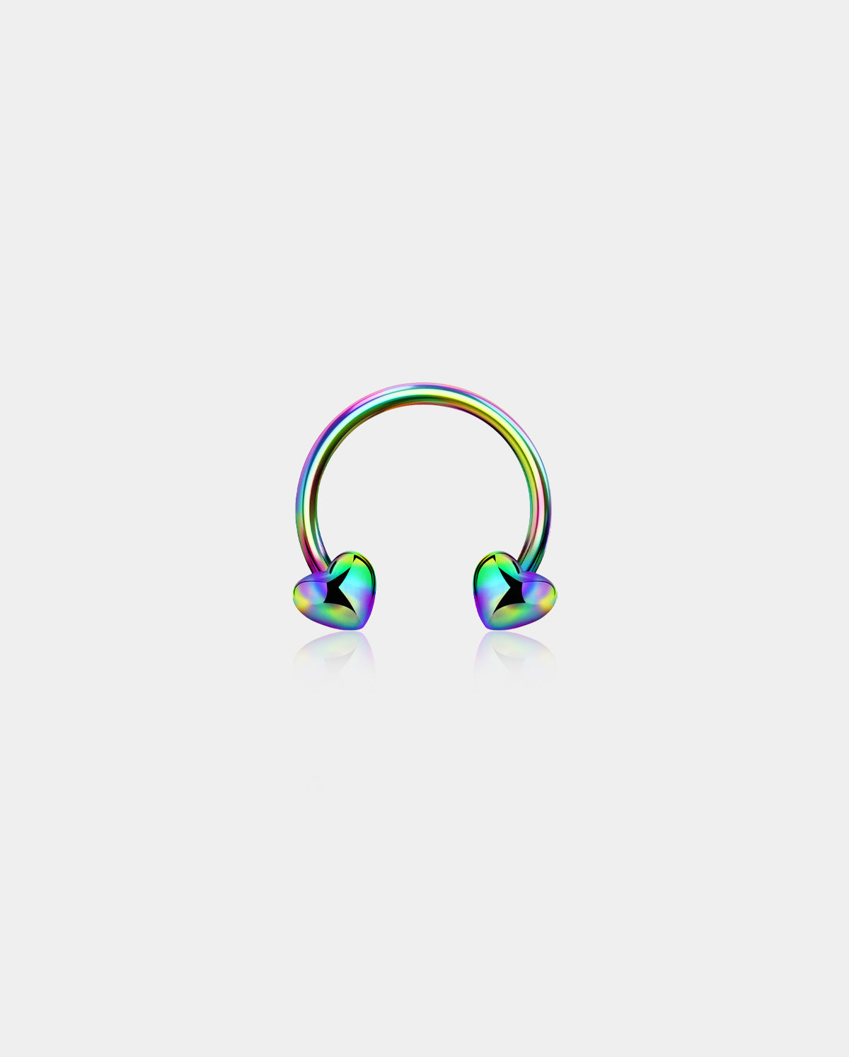 Heart Horseshoe Septum Ring