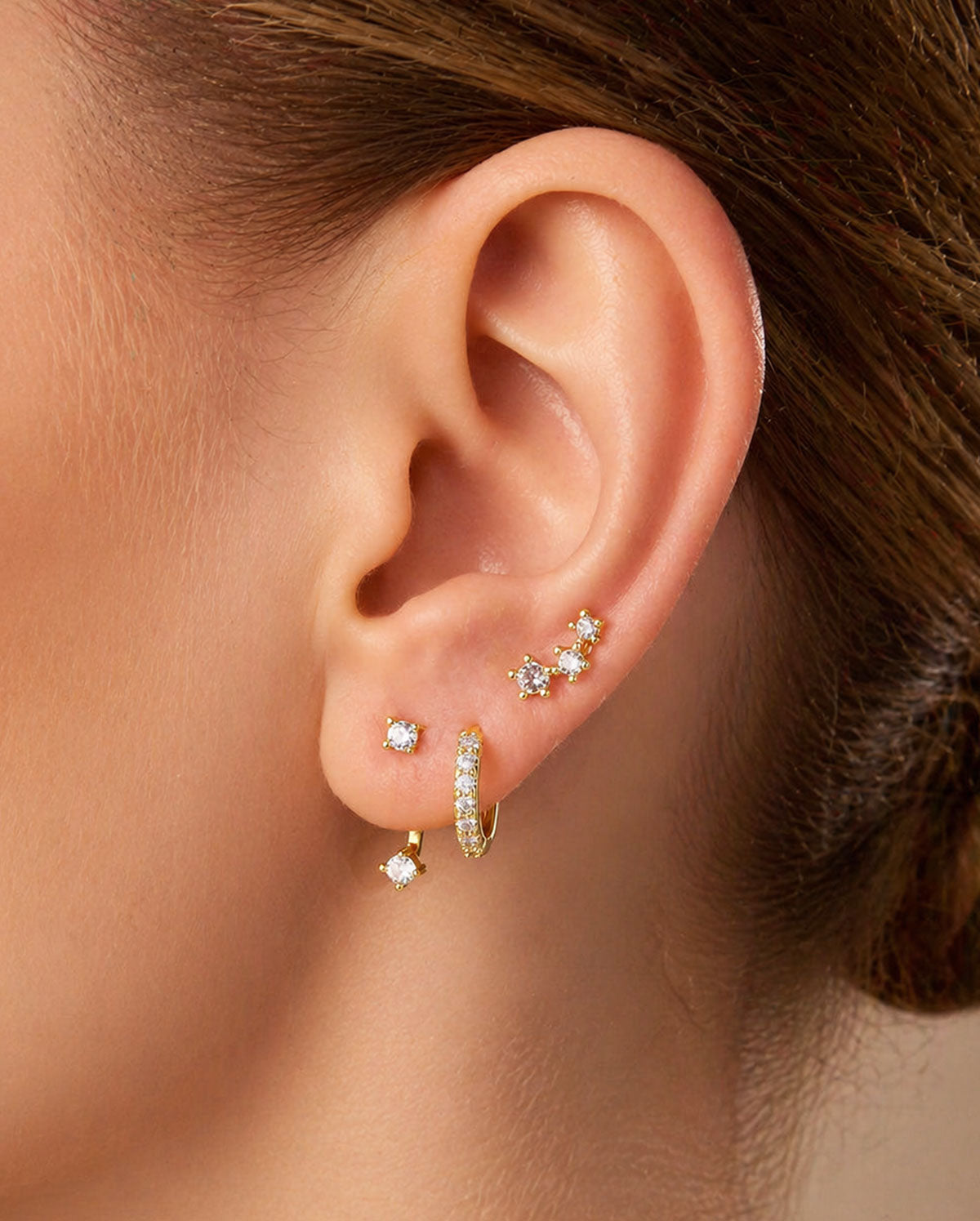 Stacked Earrings Set