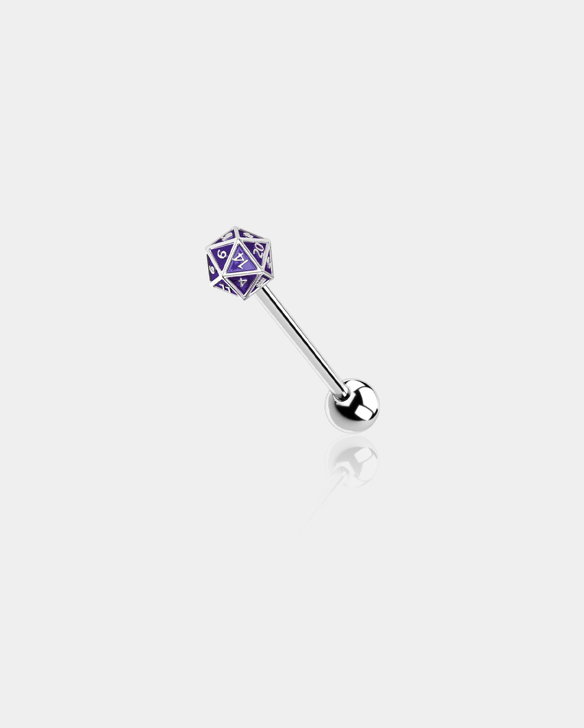 dice tongue ring 