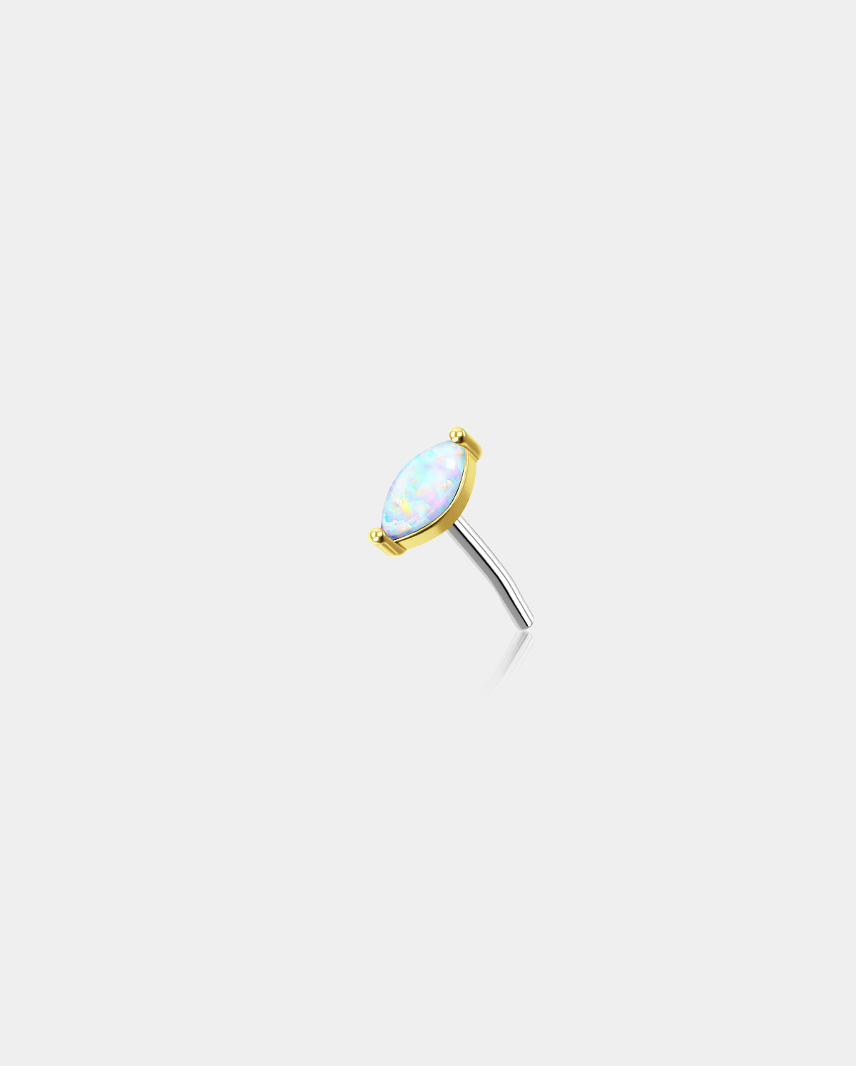 opal nose stud