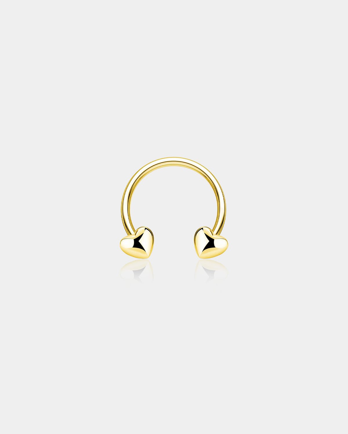 Heart Horseshoe Septum Ring