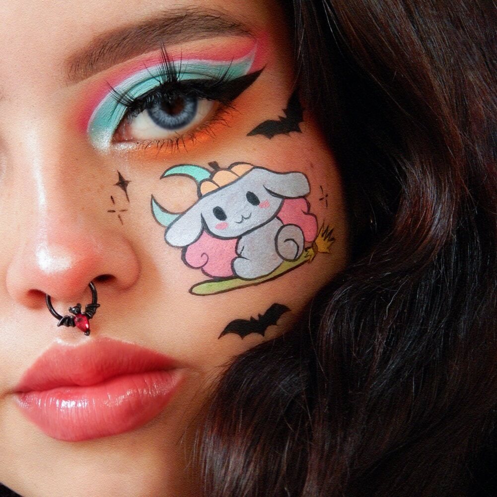 Cute Spooky Bat Segment Septum Ring