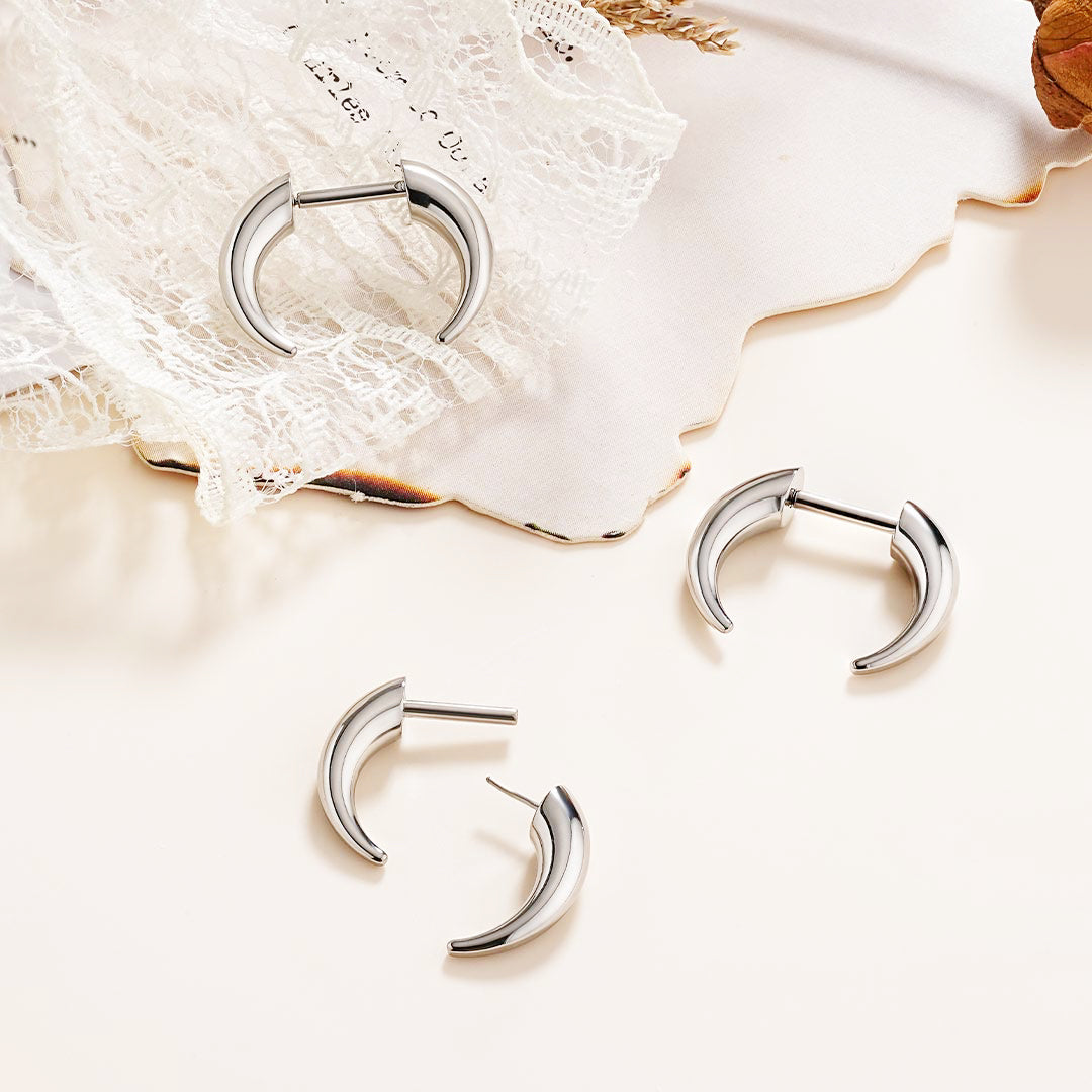 Pre-sale for 30 days: 16G Tribal Fake Gauge Horn Threadless Septum Ring