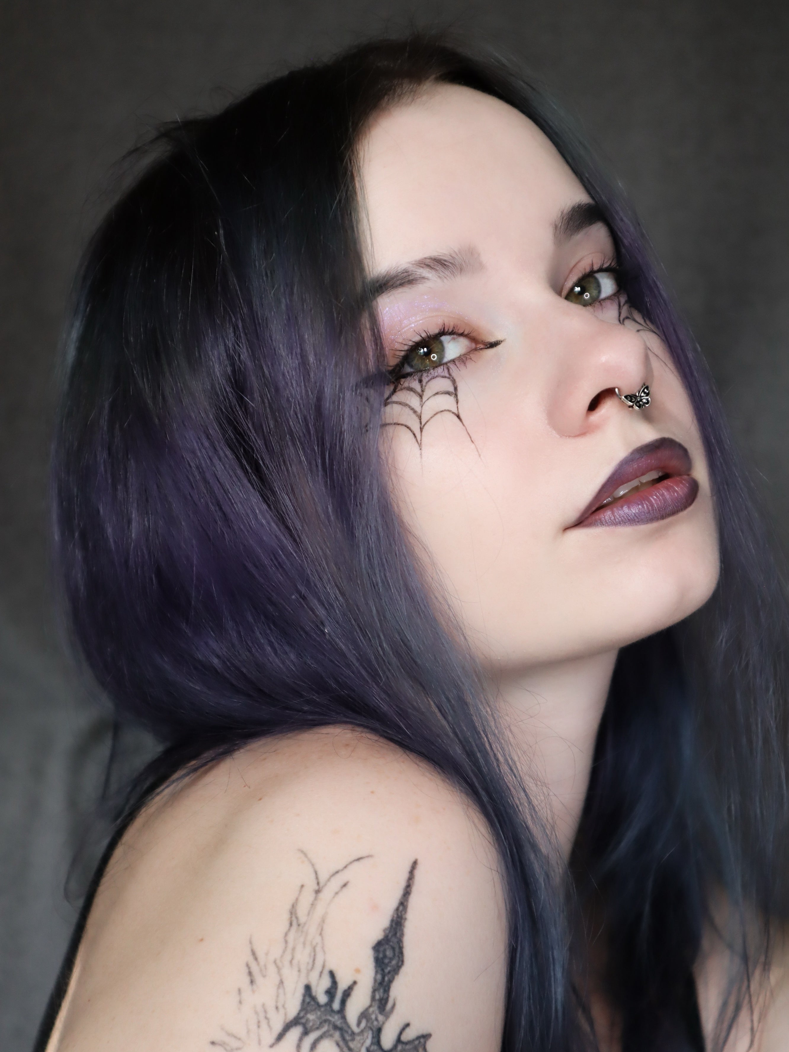 Moon Moth Daith Septum Ring