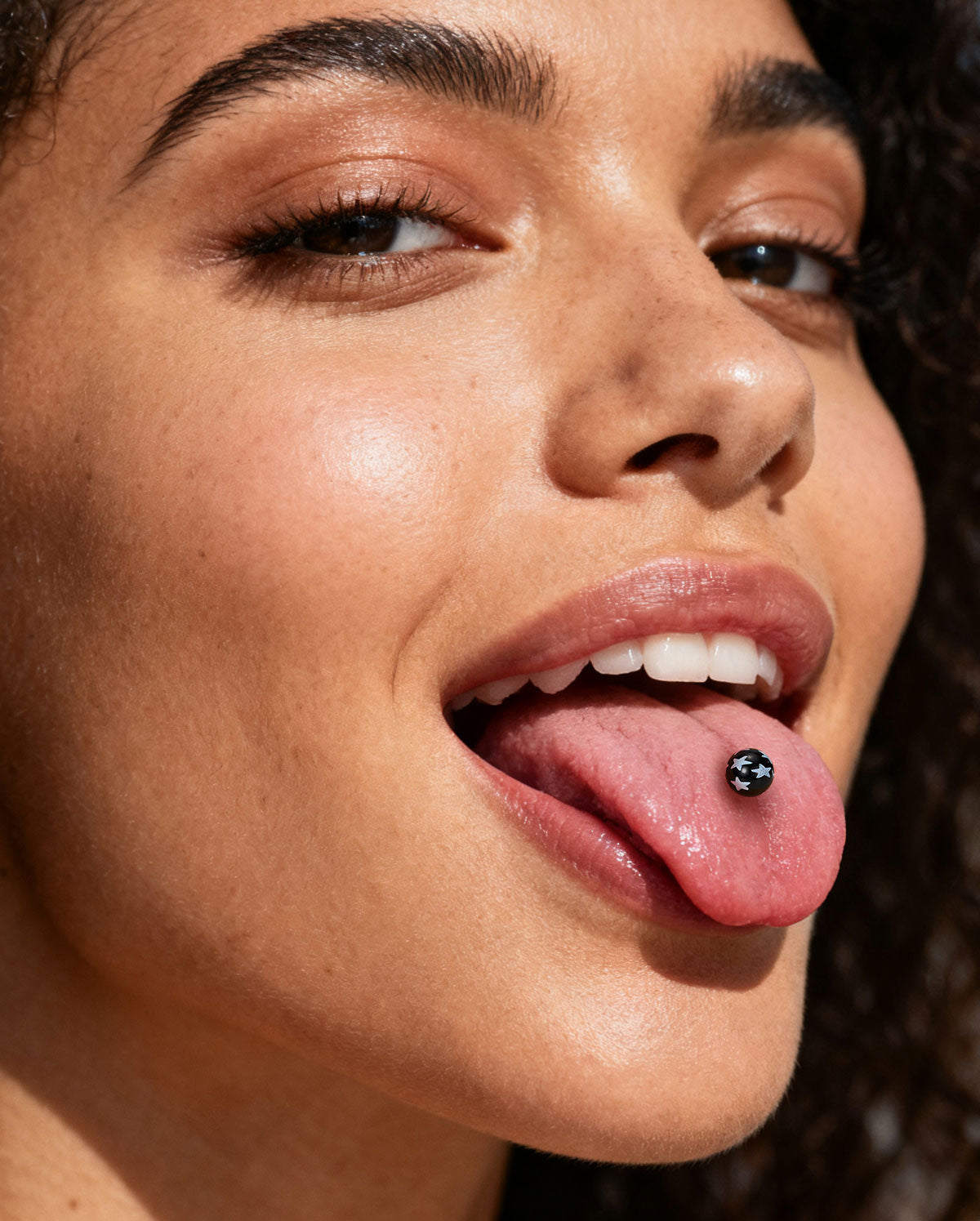 5PCS Acrylic Y2K Tongue Barbells Set