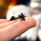 14G Internally Threaded Spider Tongue Piercing Ring