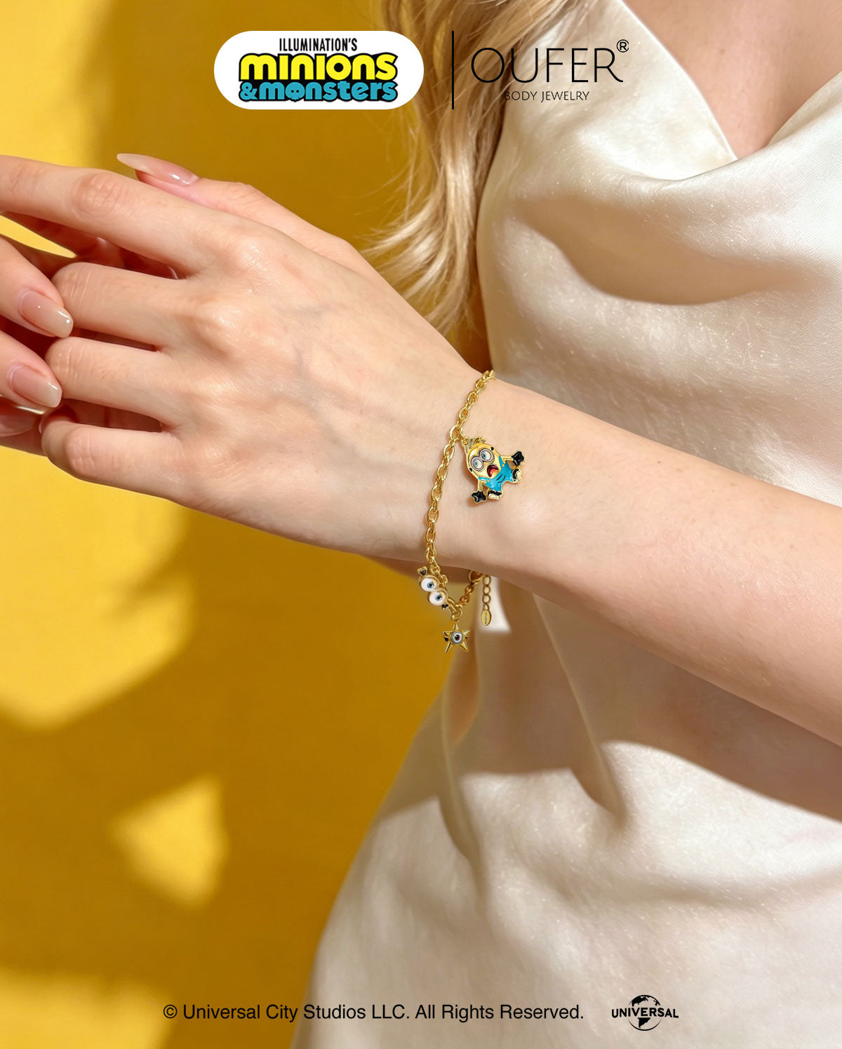 MINIONS × OUFER Henry Playful Charm Bracelet