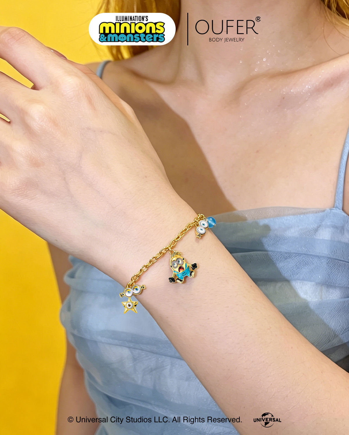MINIONS × OUFER Henry Playful Charm Bracelet