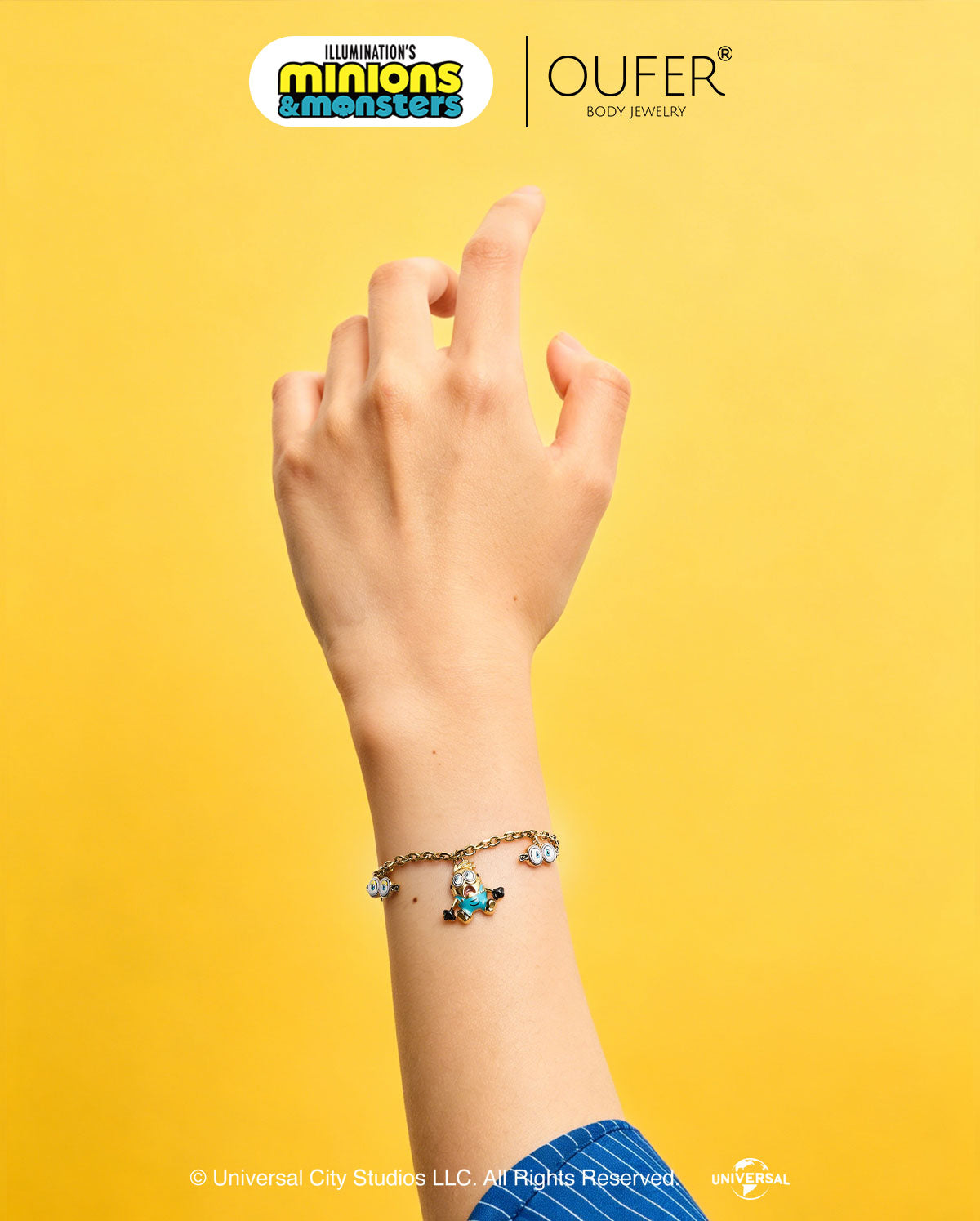 MINIONS × OUFER Henry Playful Charm Bracelet