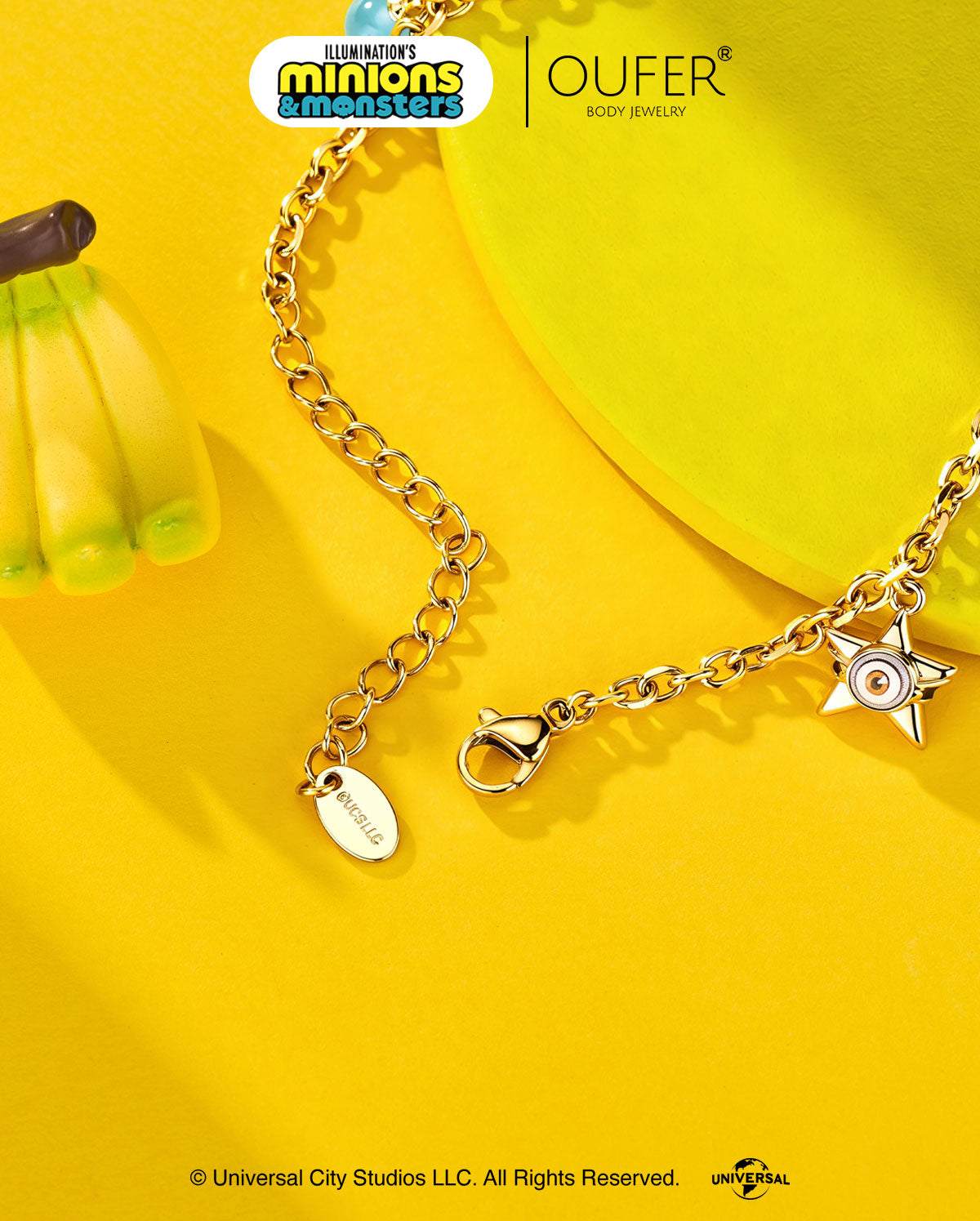 MINIONS × OUFER Henry Playful Charm Bracelet
