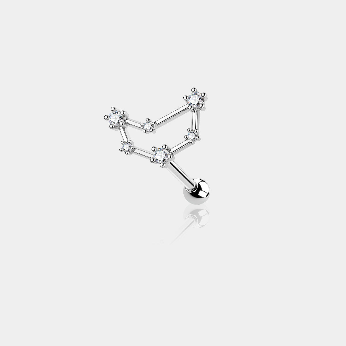 16G Twelve Constellation Cartilage Stud Earrings