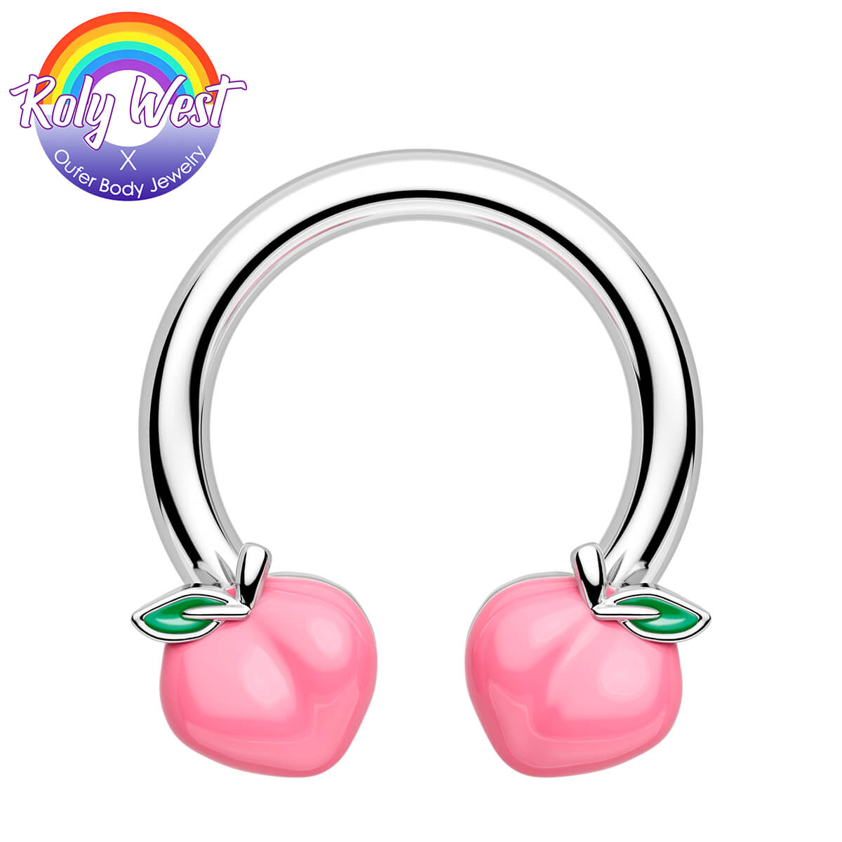oufer peach septum ring 